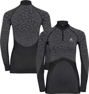 ODLO Women's Blackcomb Eco Warm Long Sleeve Half Zip Base Layer