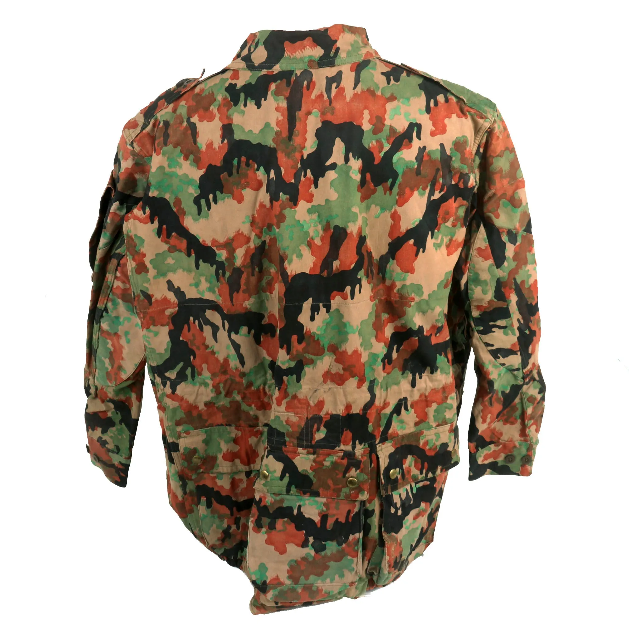 Original Belgian Early Cold War Era 1950s Experimental Leibermuster Camouflage Jacket - WWII German Designed Camouflage