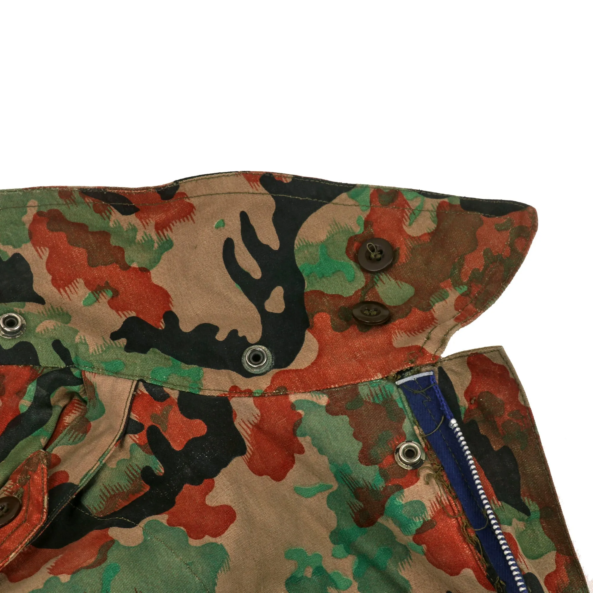 Original Belgian Early Cold War Era 1950s Experimental Leibermuster Camouflage Jacket - WWII German Designed Camouflage