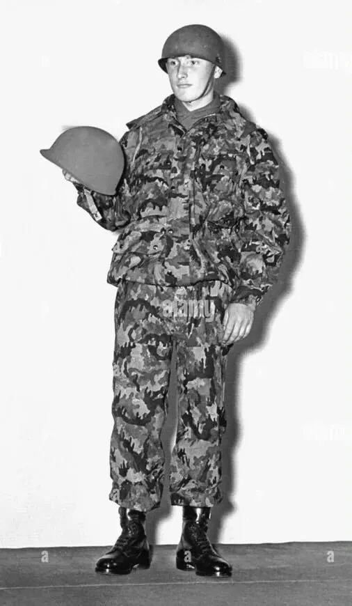 Original Belgian Early Cold War Era 1950s Experimental Leibermuster Camouflage Jacket - WWII German Designed Camouflage