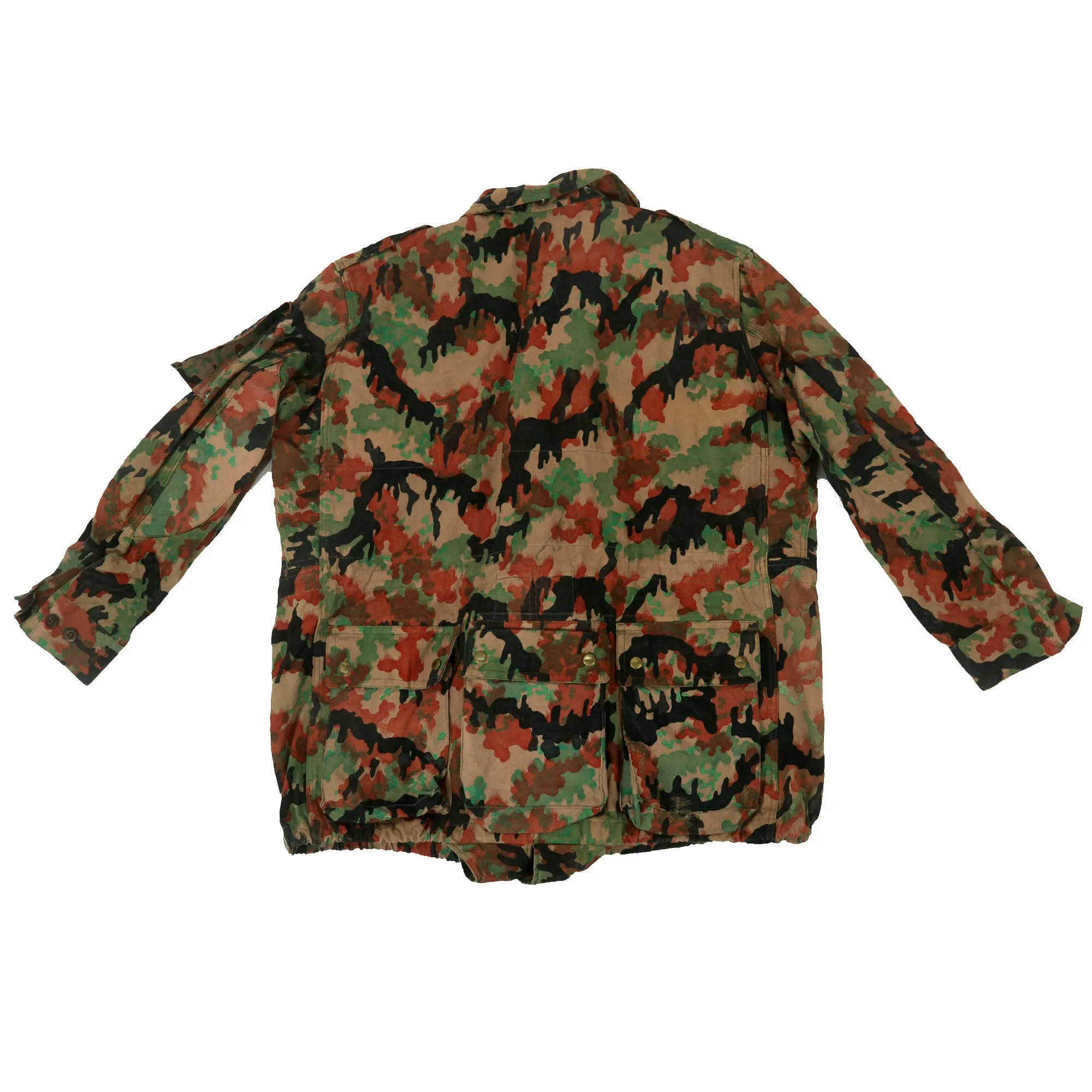 Original Belgian Early Cold War Era 1950s Experimental Leibermuster Camouflage Jacket - WWII German Designed Camouflage