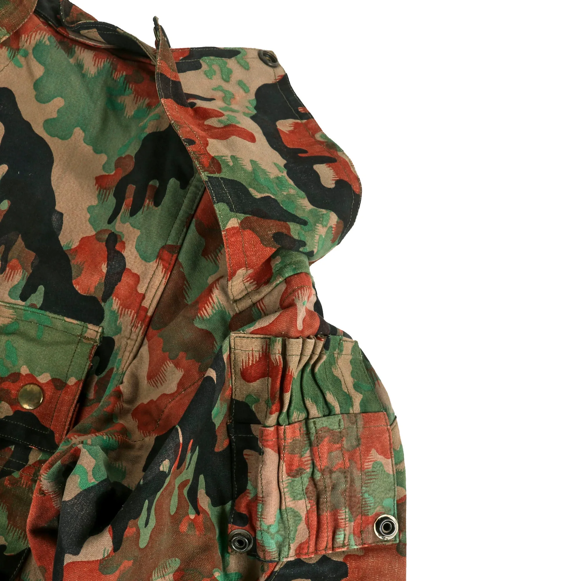 Original Belgian Early Cold War Era 1950s Experimental Leibermuster Camouflage Jacket - WWII German Designed Camouflage