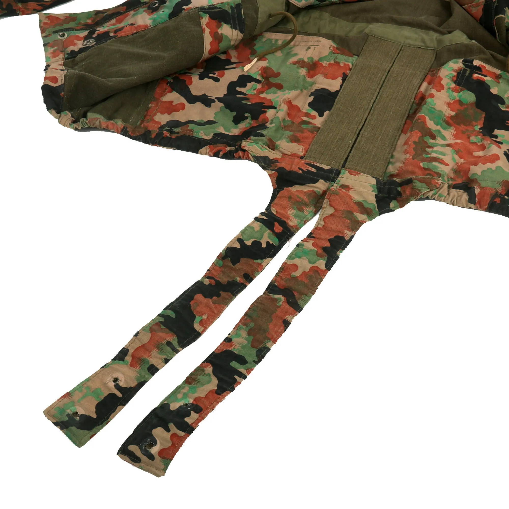 Original Belgian Early Cold War Era 1950s Experimental Leibermuster Camouflage Jacket - WWII German Designed Camouflage