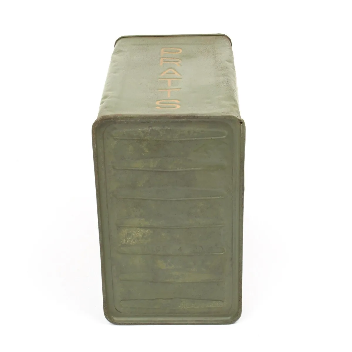 Original British Pre-WWII 1930 Dated Vickers Machine Gun Water Can by Pratt - Petrol 2 Gallons