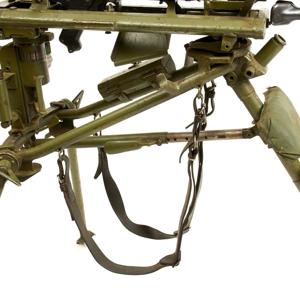 Original German WWII MG 34 Display Machine Gun with WW2 Lafette Mount - Both Dated 1943