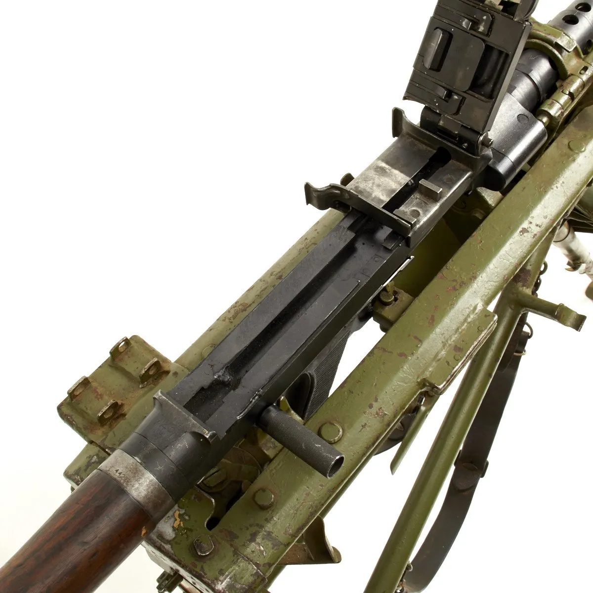 Original German WWII MG 34 Display Machine Gun with WW2 Lafette Mount - Both Dated 1943