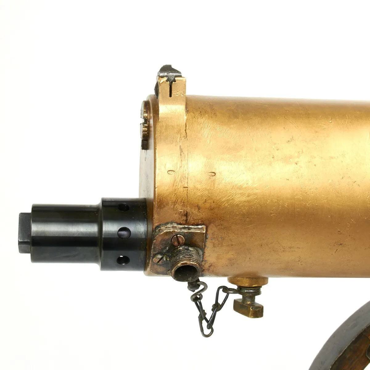 Original Imperial Russian M1910 Brass Maxim Display machinegun with Original Brass Sokolov Mount