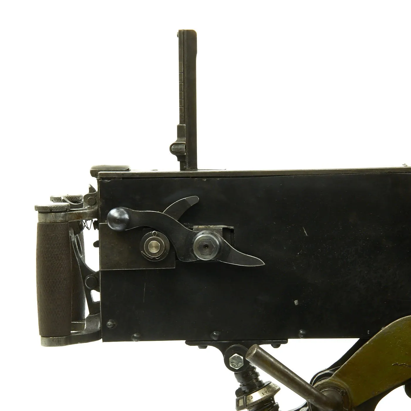 Original Imperial Russian M1910 Brass Maxim Display Machinegun with Sokolov Mount