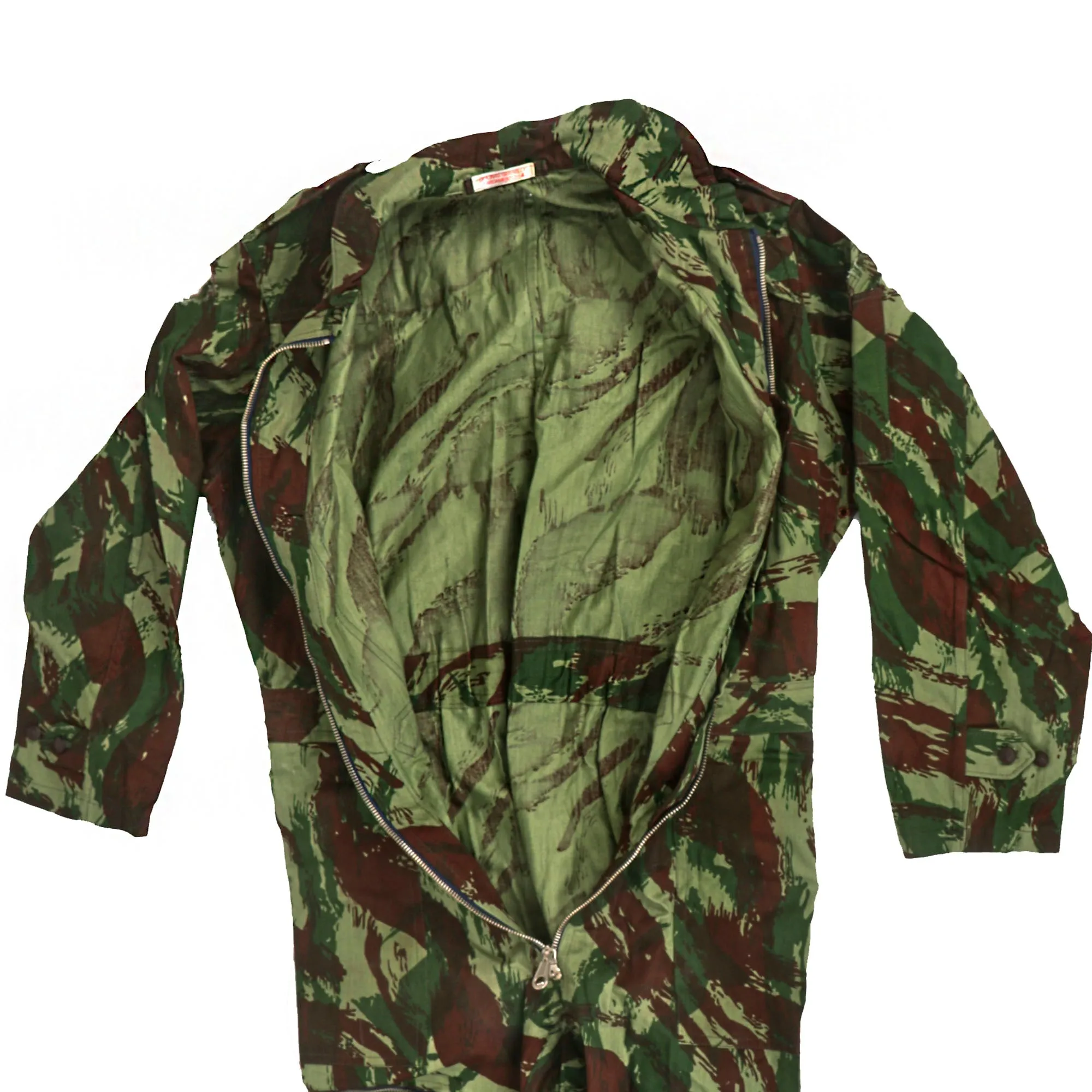 Original Portuguese Colonial War Era Unissued Lizard (TAP47) Pattern Camouflage Flight Suit