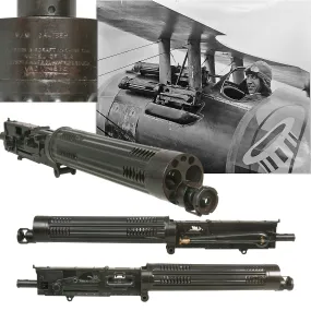 Original U.S. WWI Model 1918 Colt Vickers Aircraft Display Machine Gun Serial VAC V4893 with Synchronizing Gear - Balloon Buster