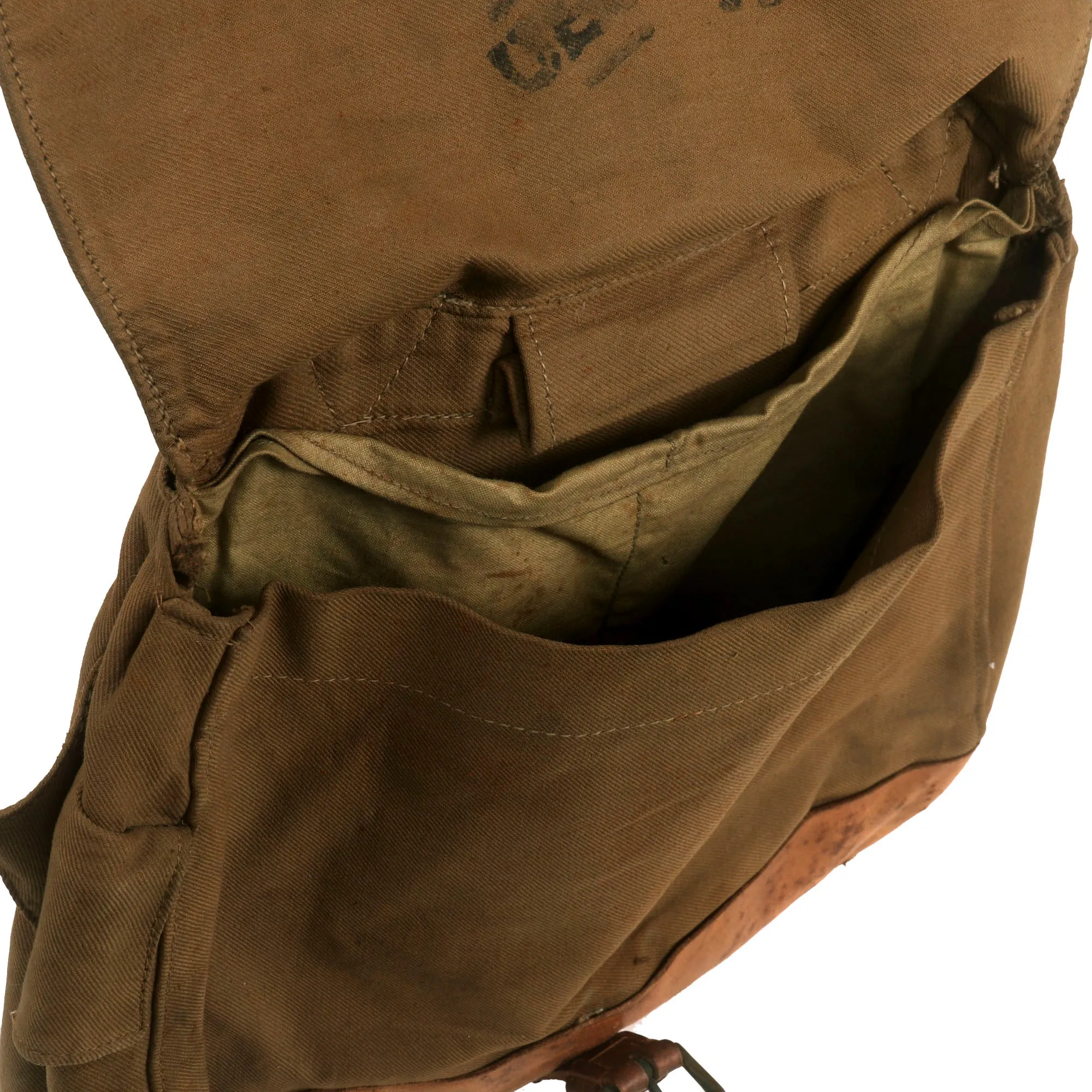 Original U.S. WWI Named Railway Engineer Uniform & Named British-Made Musette Bag with RARE Collar Disc - 14th Grand Division Transportation Corps