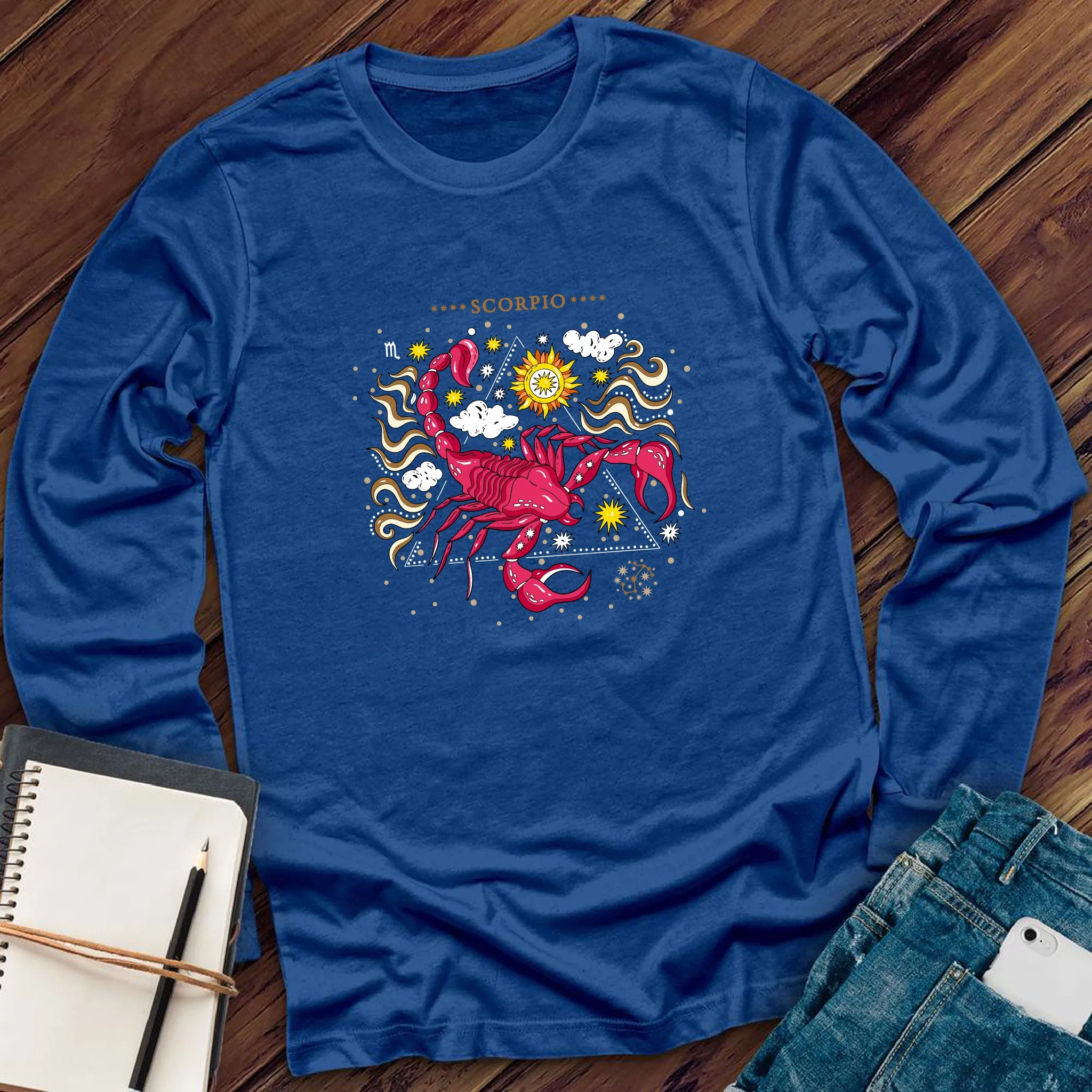 Pink Scorpio Long Sleeve