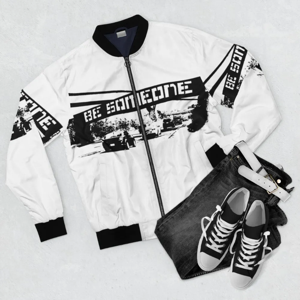 "Be Someone - Houston Bomber Jacket (Keyword-Rich Title, Max 60 Characters)"