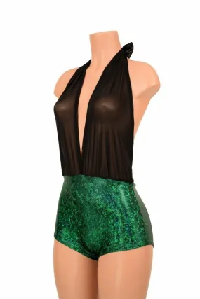 "Josie" Romper in Green Kaleidoscope