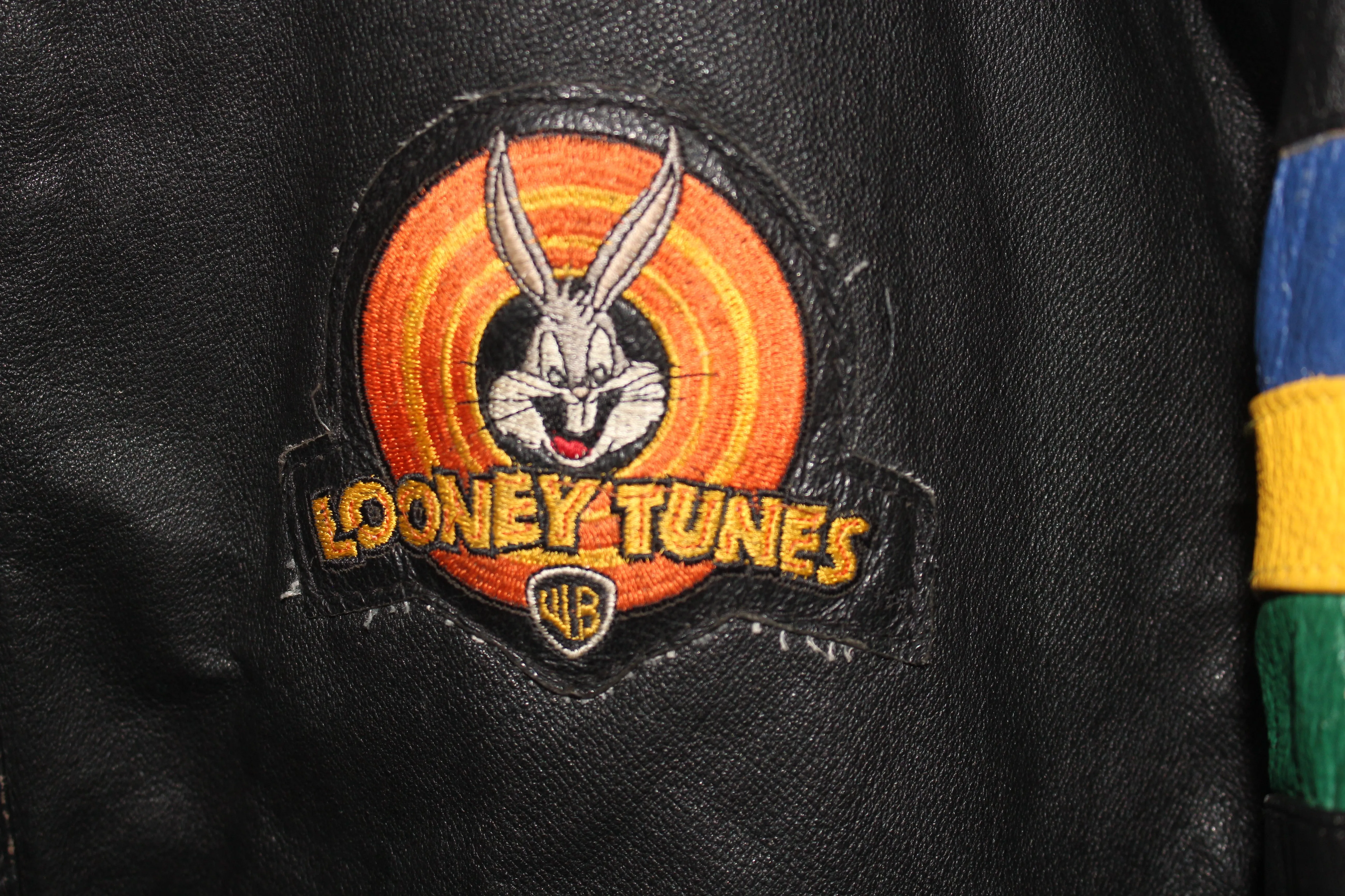 Rare Looney Tunes Original Leather Jacket (L)