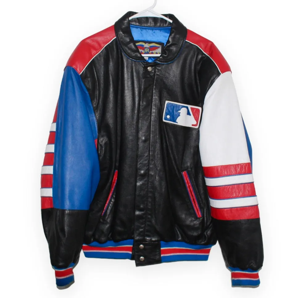 Rare MLB Jeff Hamilton Leather Jacket (XL)