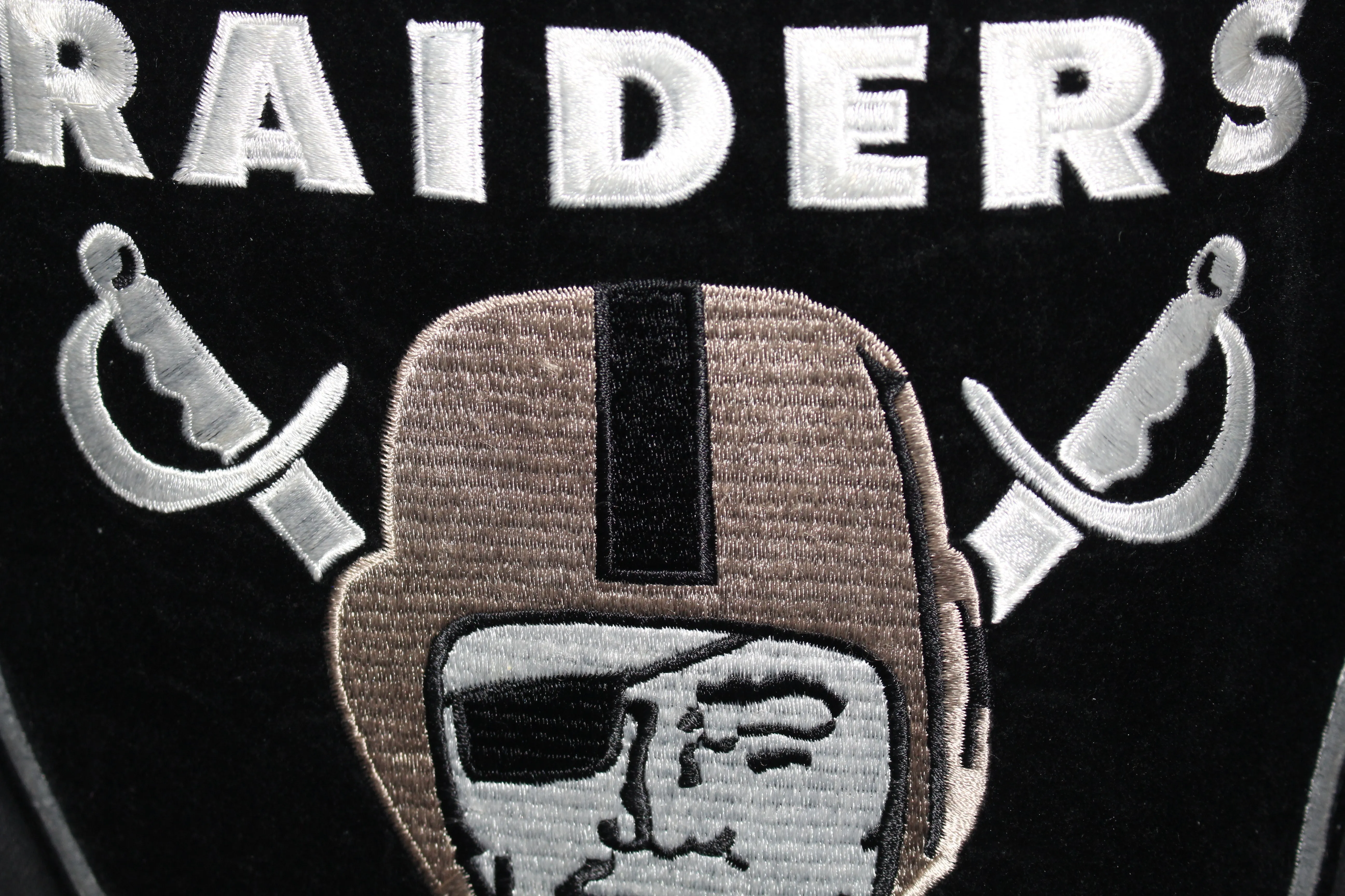 Rare Oakland Raiders Jeff Hamilton Leather Jacket (L)