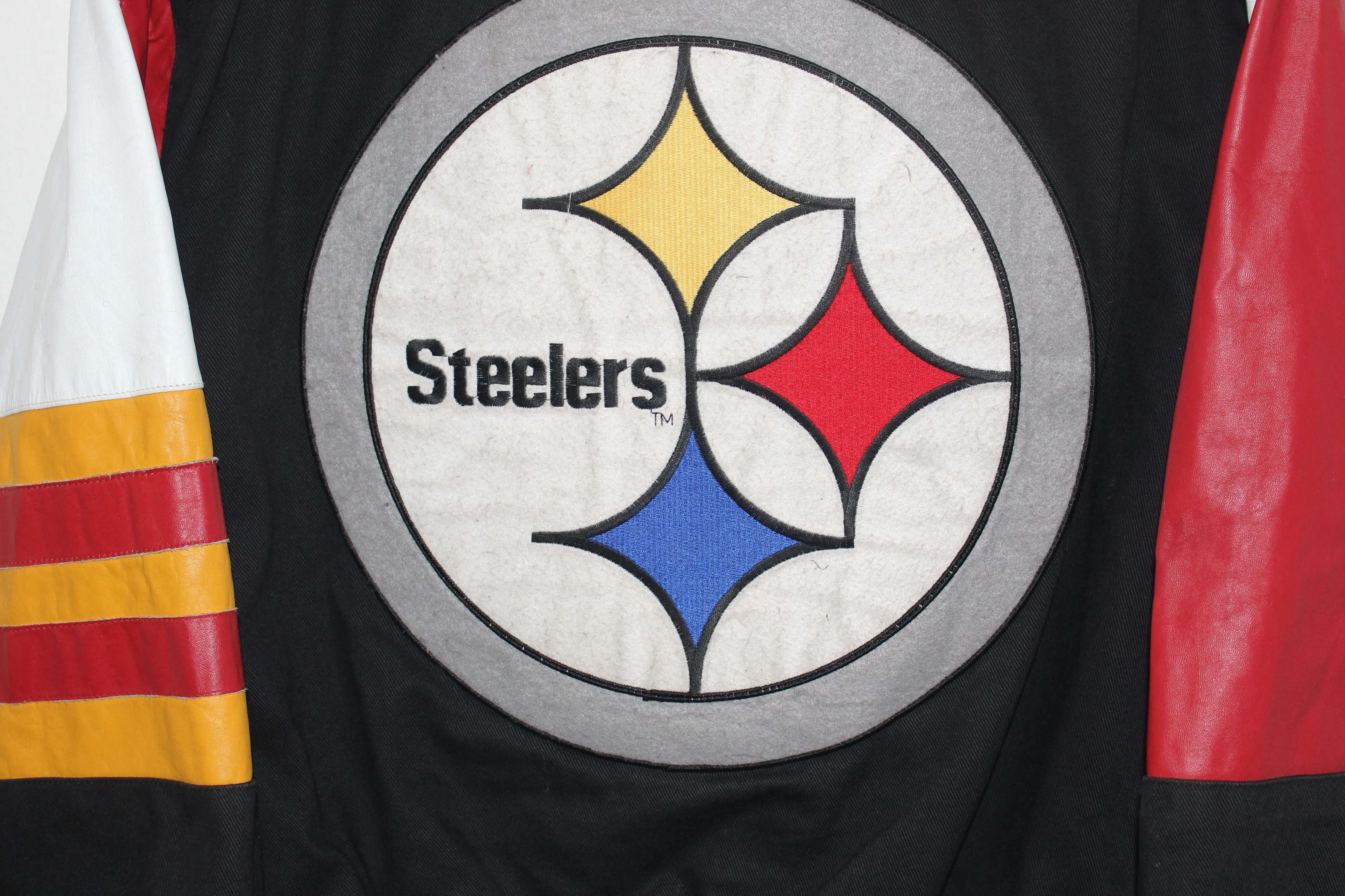 Rare Pittsburgh Steelers Jeff Hamilton Leather Jacket (M)