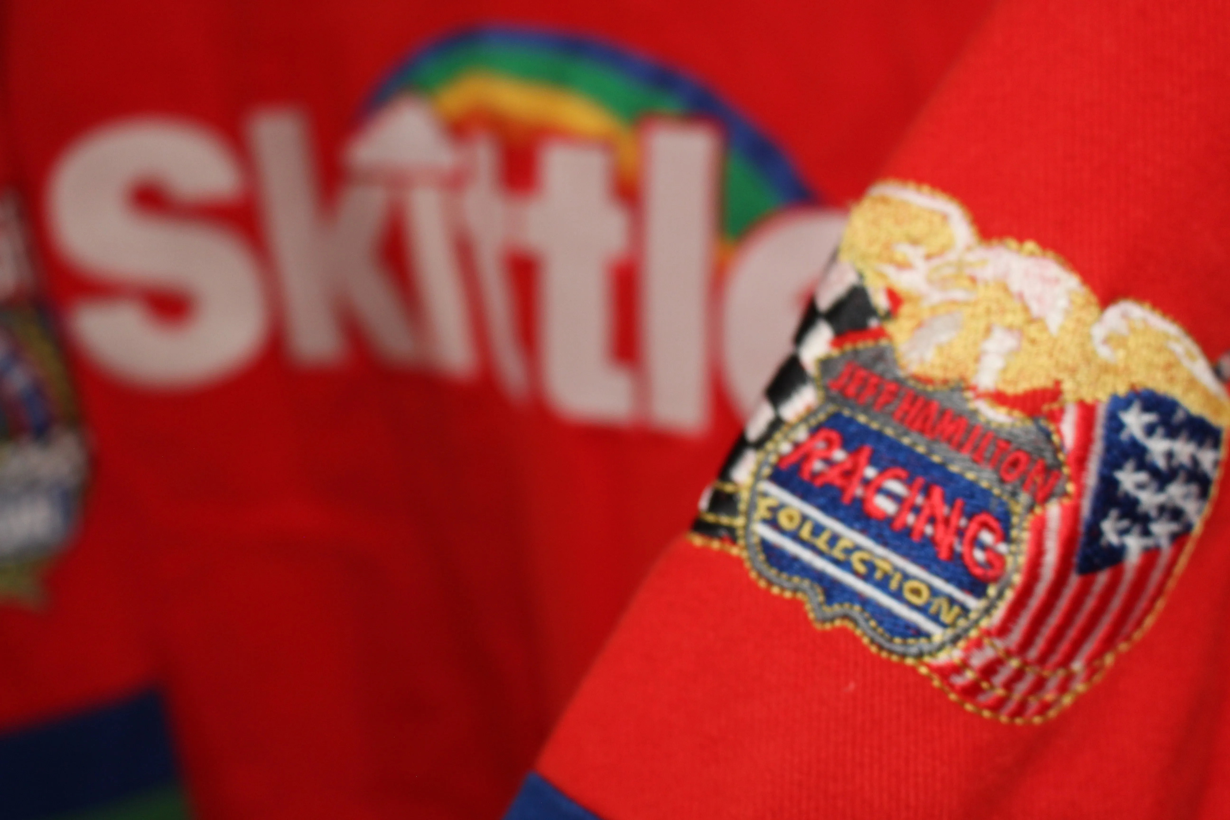 Rare Skittles Racing NASCAR Jeff Hamilton Jacket (L)