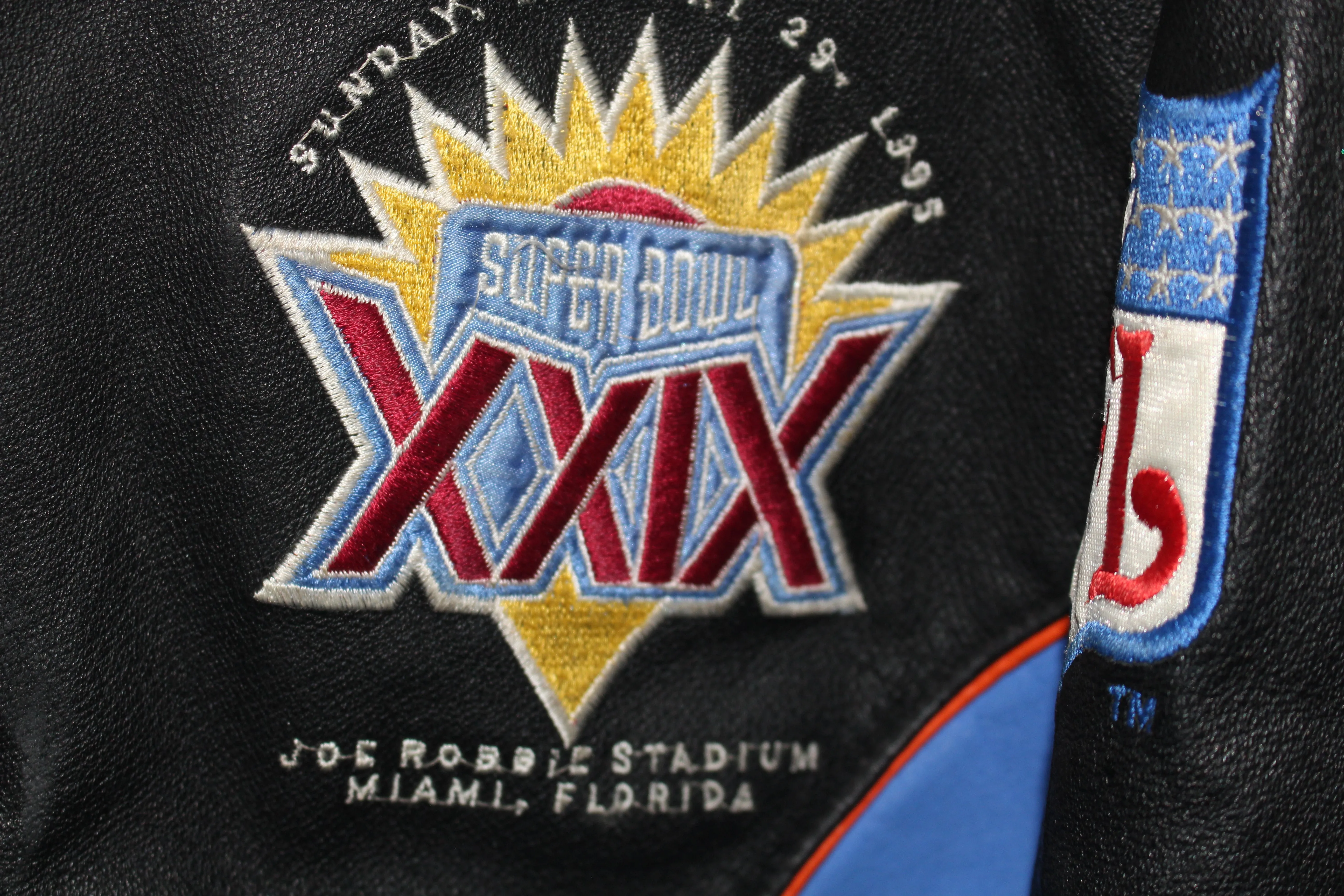 Rare Super Bowl XXIX 1995 Pro Player Leather Jacket (M)