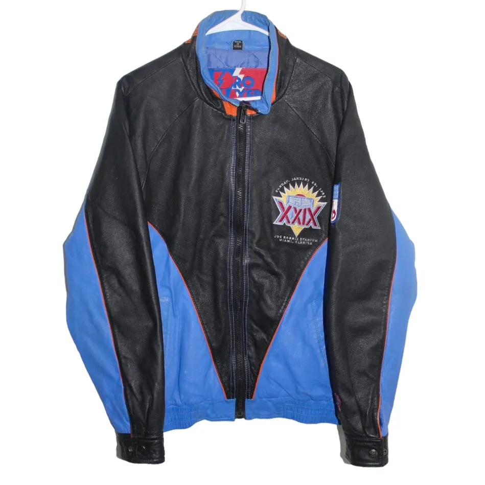 Rare Super Bowl XXIX 1995 Pro Player Leather Jacket (M)