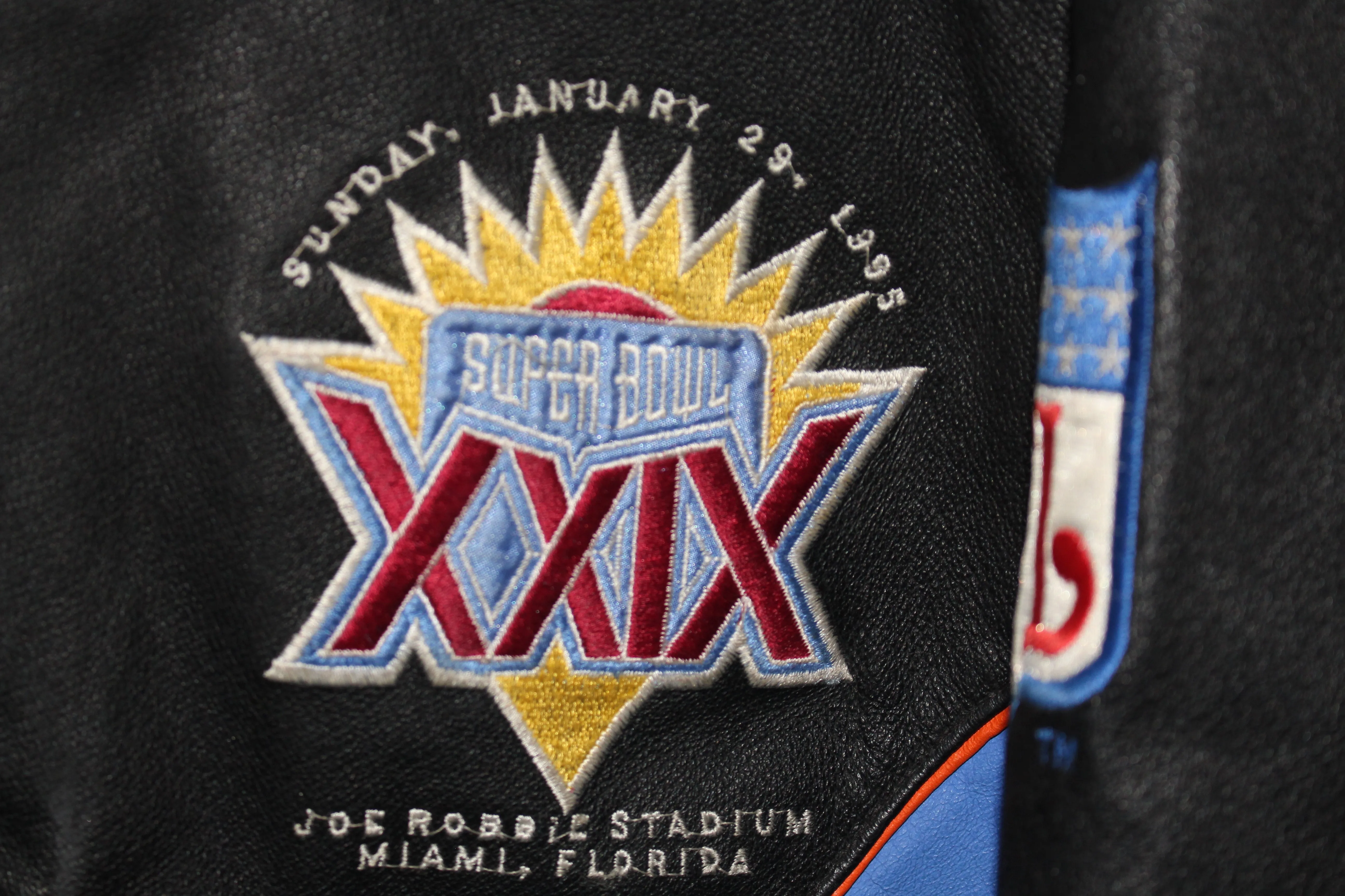 Rare Super Bowl XXIX 1995 Pro Player Leather Jacket (M)