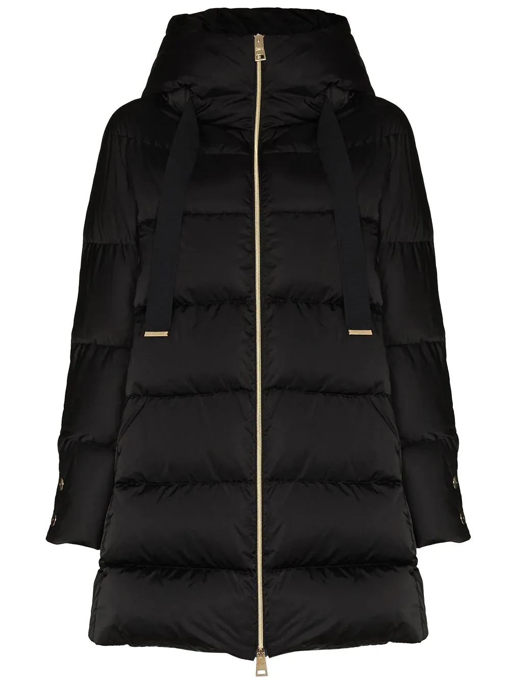 Raso hooded padded coat