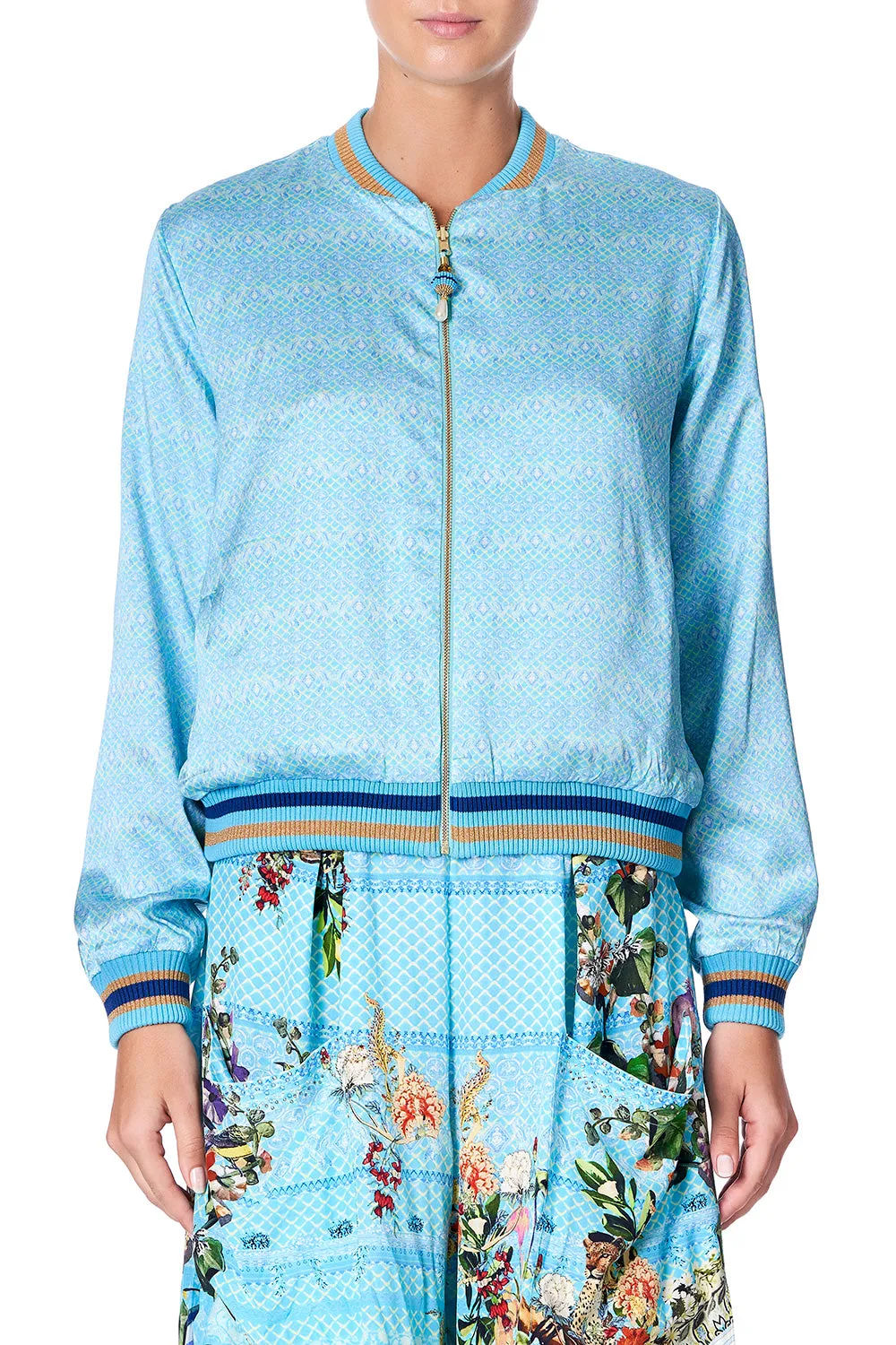 REVERSIBLE BOMBER JACKET GIRL FROM ST TROPEZ