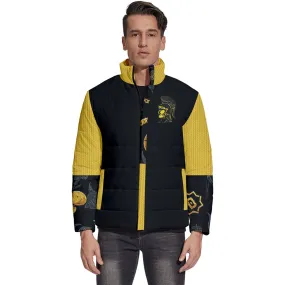 Saignaw Born & Raised Trojans Men's Puffer Bubble Jacket Coat