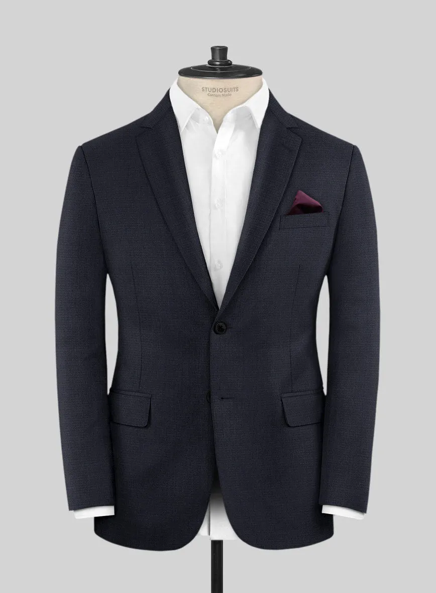 Scabal Tedra Blue Wool Jacket