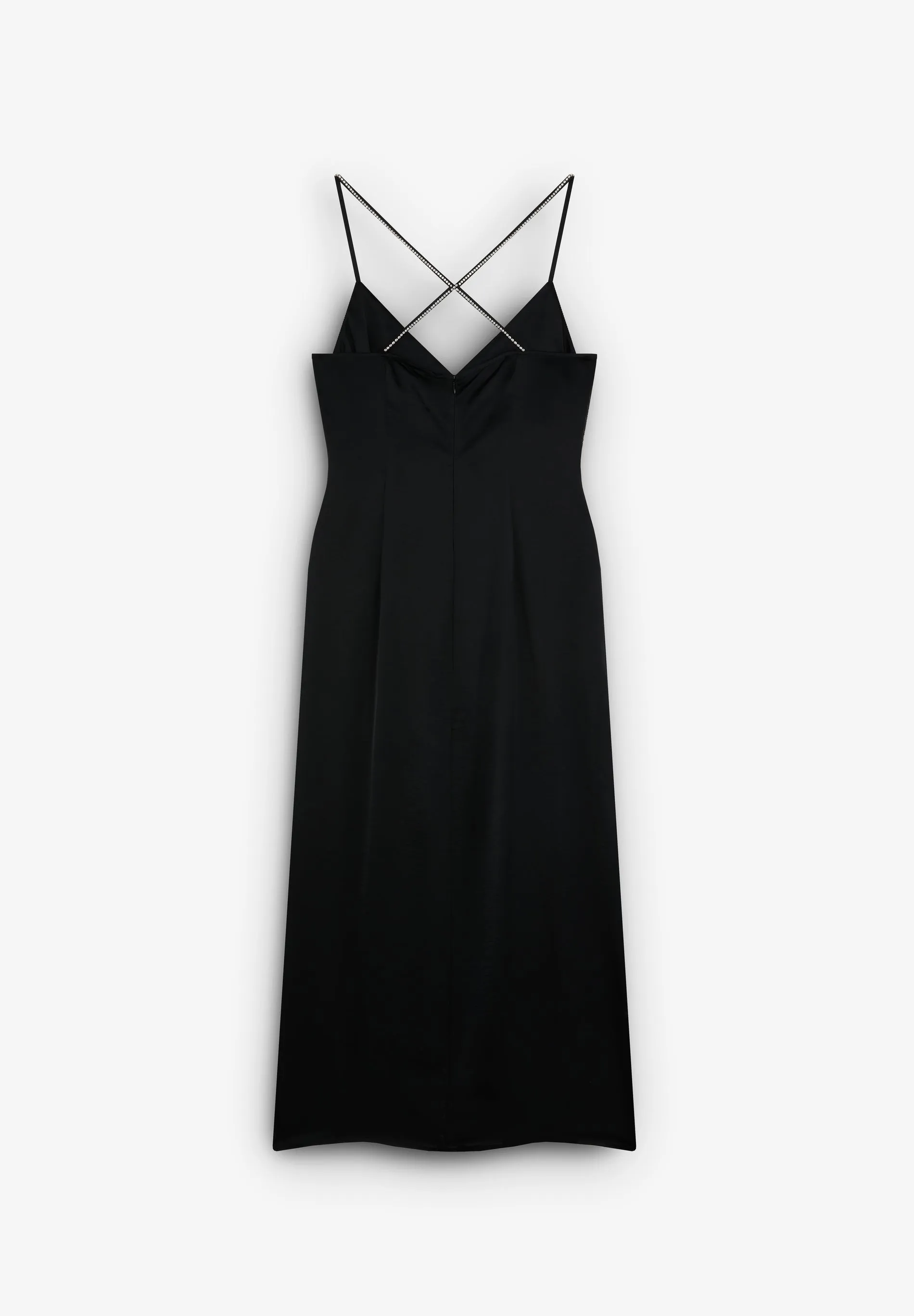 SCALPERS X LOVE STORIES SLIP DRESS WITH CRYSTAL DETAILS