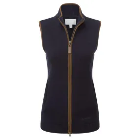 Schoffel Orkney Merino Ladies Gilet - Navy