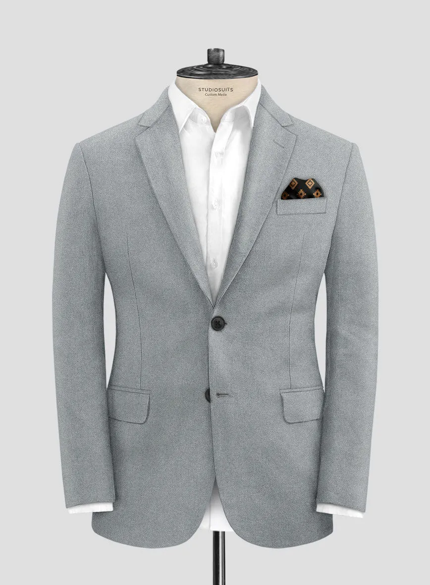 Solbiati Art Du Lin Blue Gray Linen Jacket