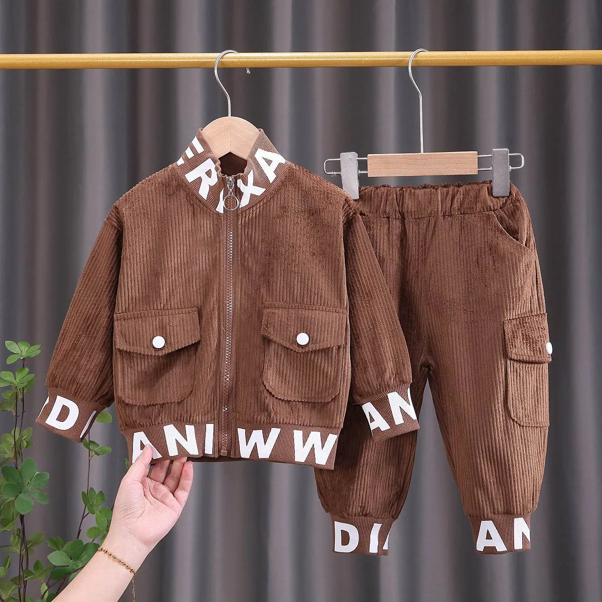 Sports Suit Children's Blouse Corduroy