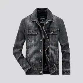 Stylish casual men's jean jacket