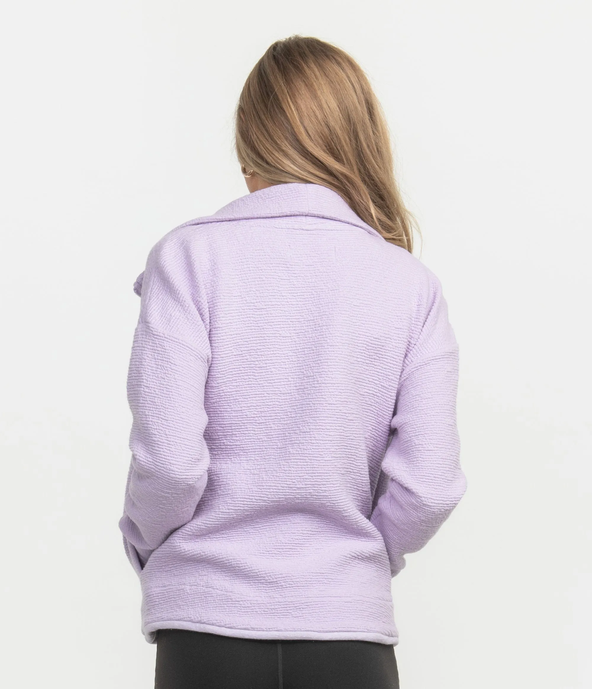 Textured Performance Jacket - Pastel Lilac