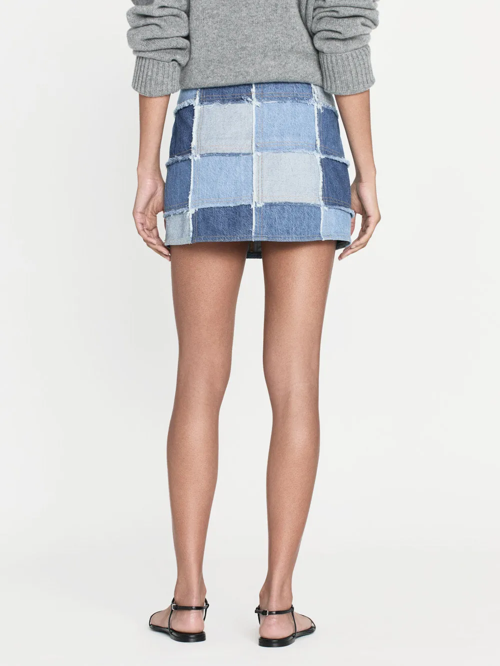 The 70's Patchwork Mini Skirt -- Road Trip