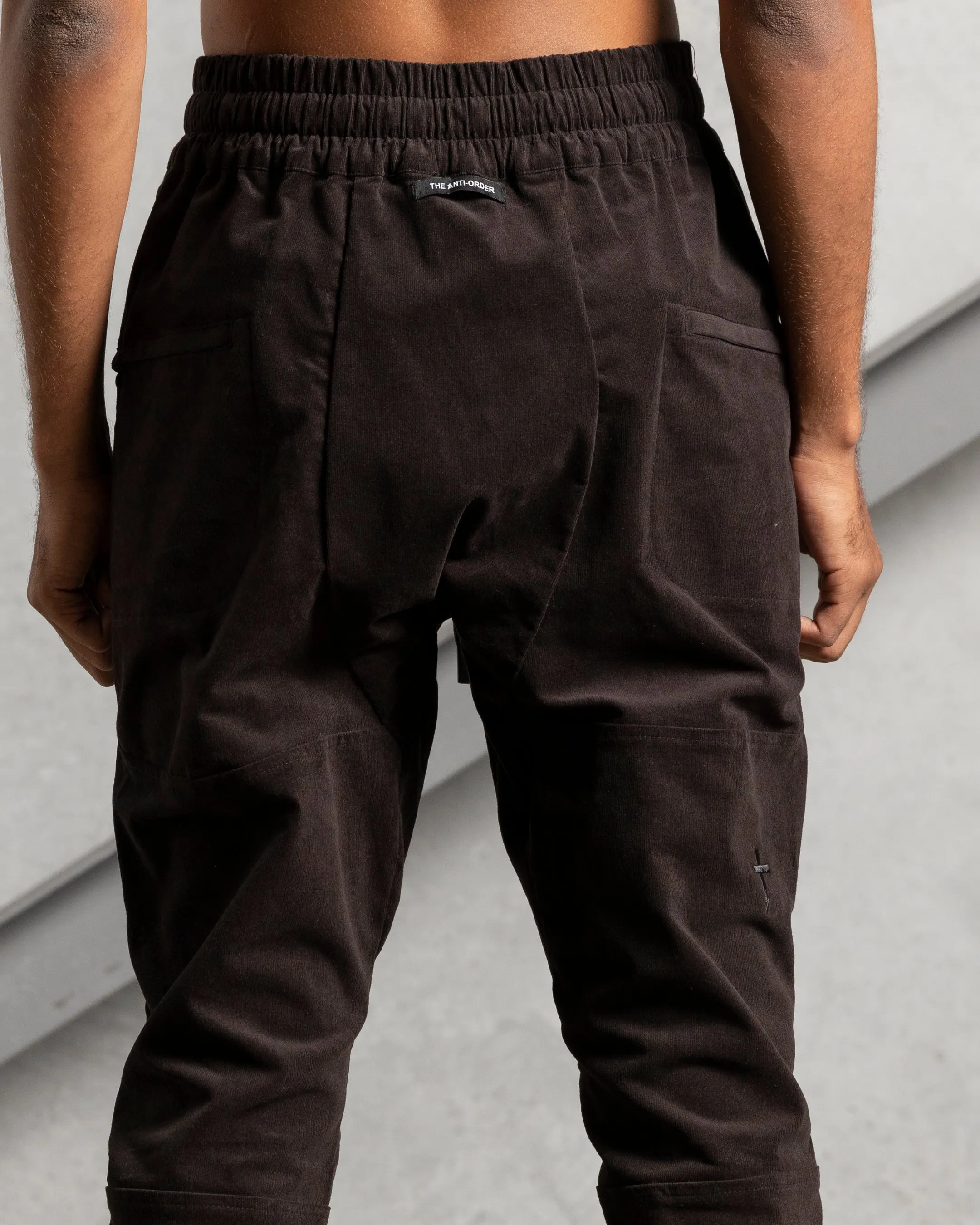 The Anti Order Suburbian Corduroy Jogger Black