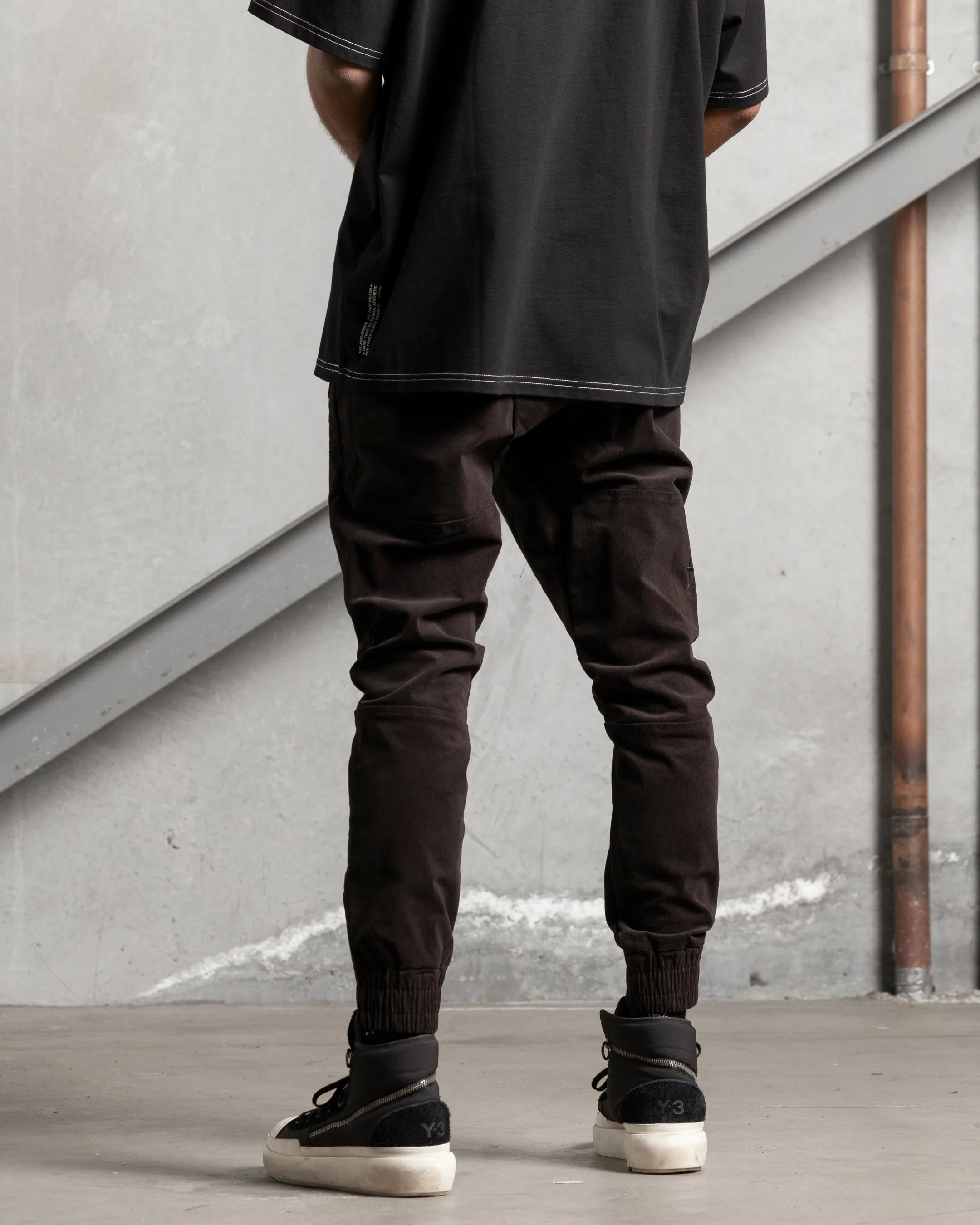 The Anti Order Suburbian Corduroy Jogger Black