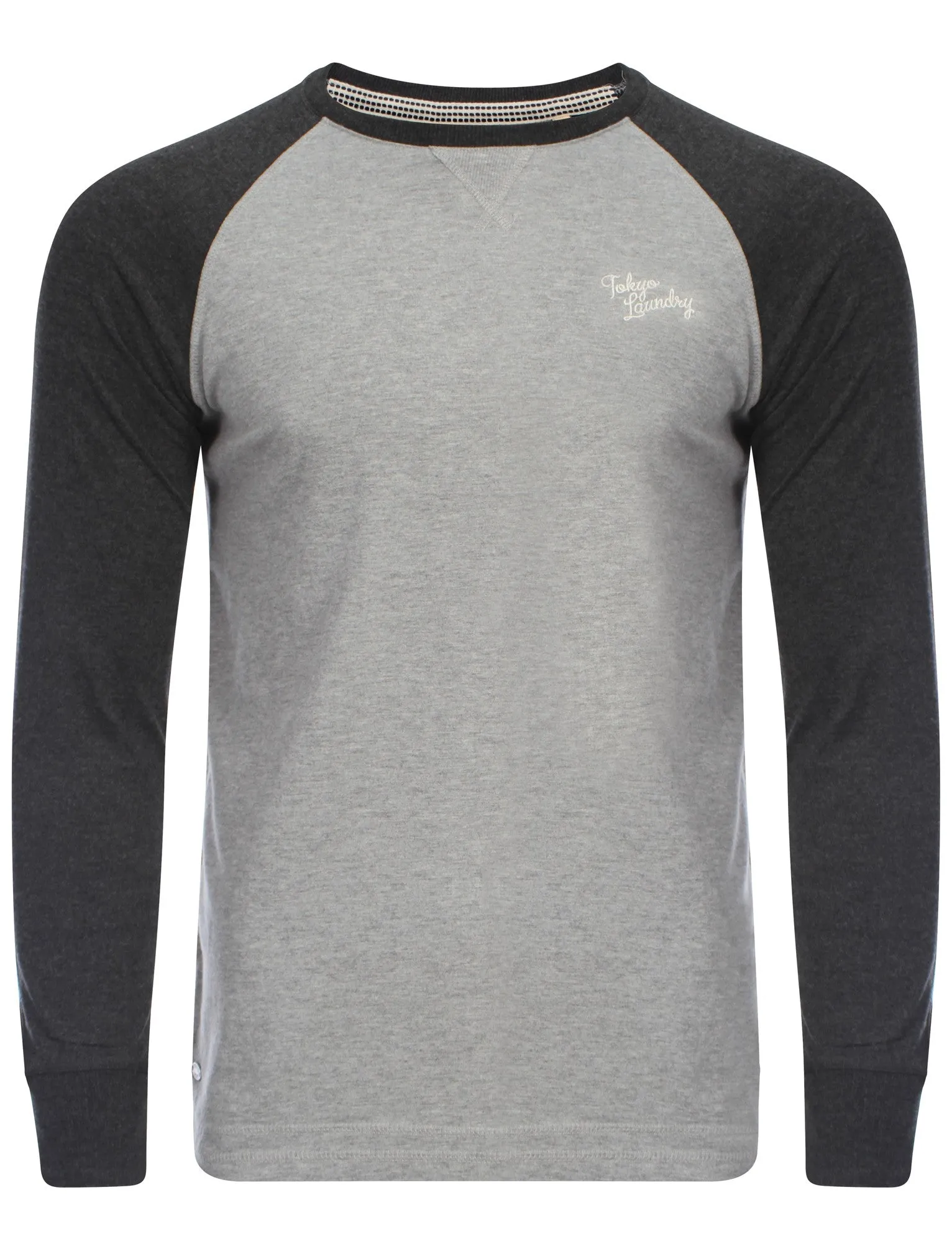 Tokyo Laundry Frosty Peak charcoal long sleeved t-shirt