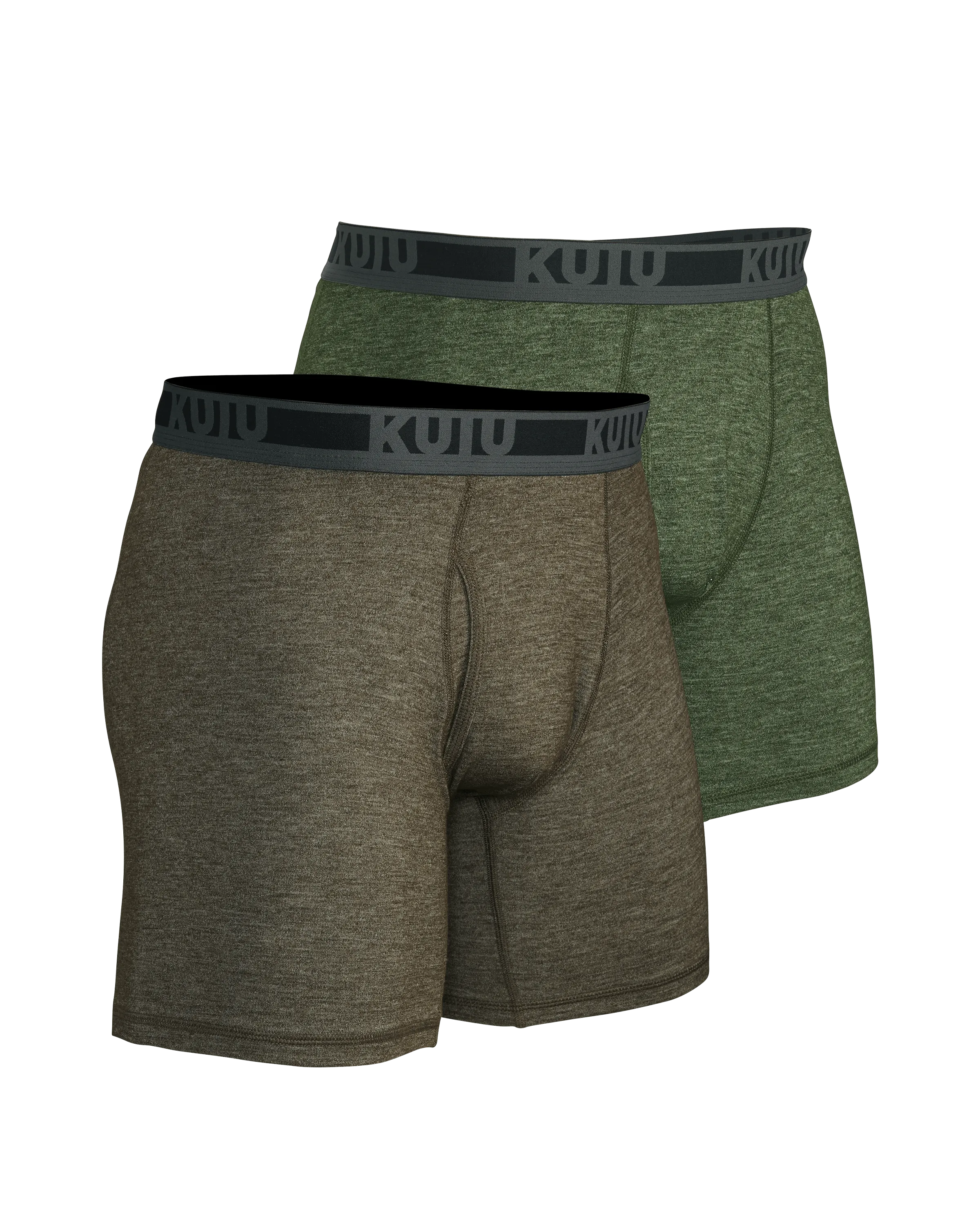 ULTRA Merino Boxer Brief 2-Pack | Ash-Verde Green