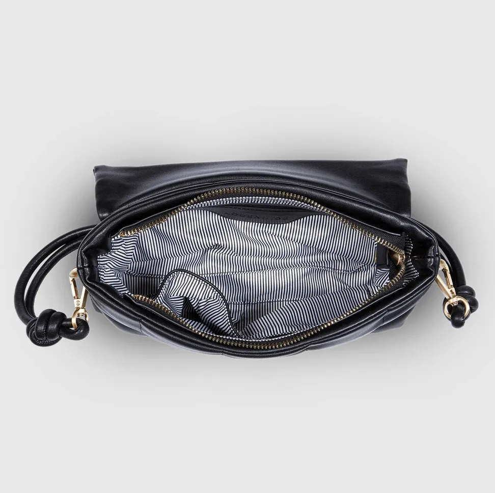 Utah Puffer Shoulder Bag | Black