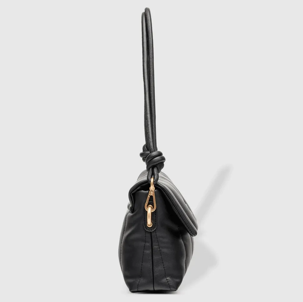 Utah Puffer Shoulder Bag | Black