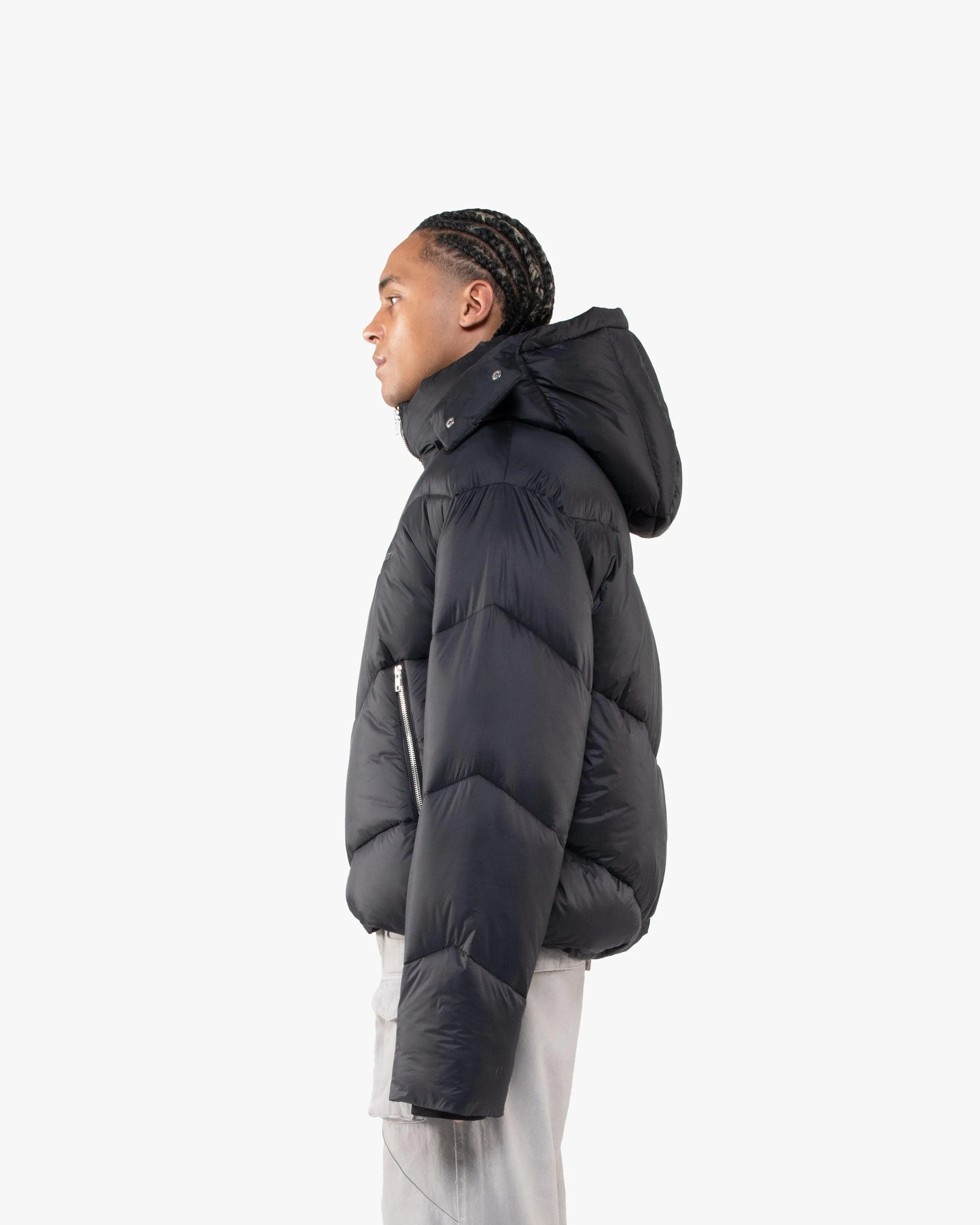 V-PUFFER JACKET BLACK