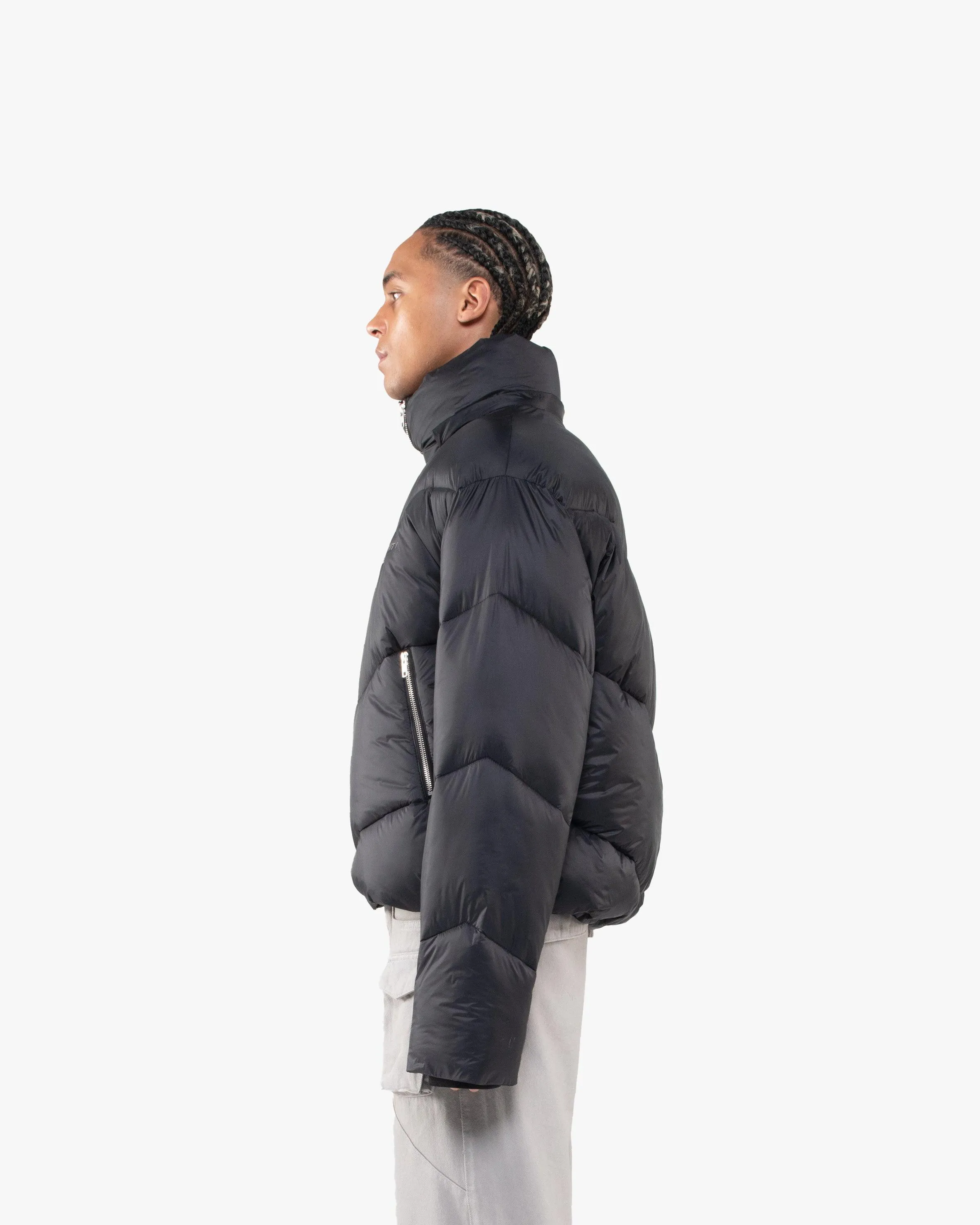 V-PUFFER JACKET BLACK