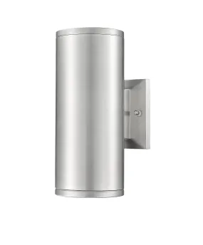 Vegas Outdoor Wall Sconce - Aluminum - Frosted Glass - 10.62in. Height - E26 Medium Base