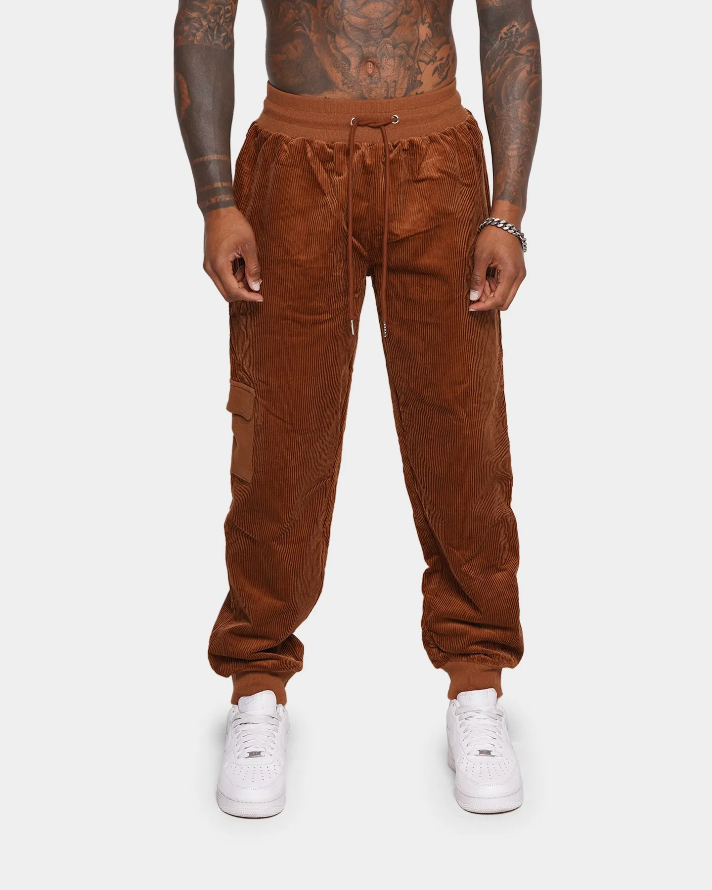 XXIII Matias Cord Track Pants Brown