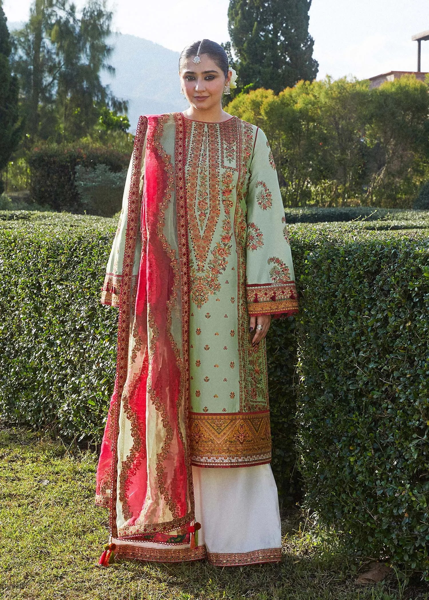 Zaiba Eid Stitched Lawn '24 - Gul Bahar