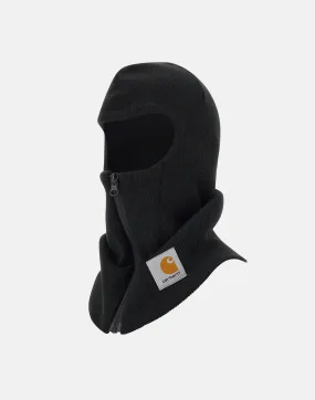 Zip Mask Balaclava Black Recycled Polyester