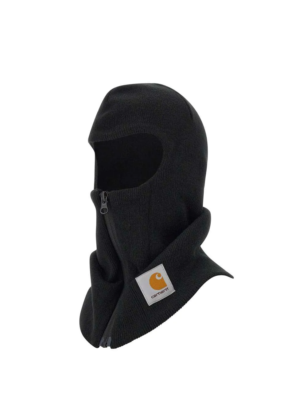 Zip Mask Balaclava Black Recycled Polyester